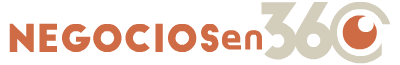Logotipo de la empresa de fotografía  Negocios en 360 grados.